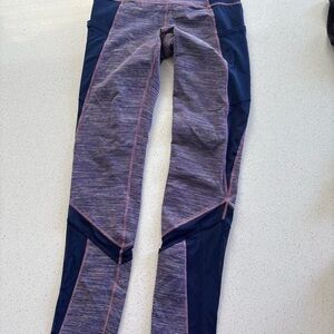 Ivivva “Free to Train” Striped Leggings - size 14 new condition